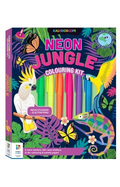 Kaleidoscope Colouring Kit Neon Jungle